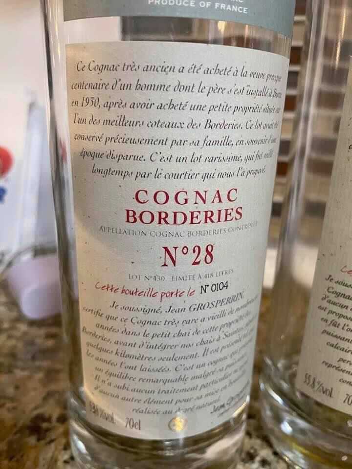 Grosperrin N°28 Borderies Cognac